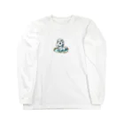 さざれいしのウマさんの入浴 Long Sleeve T-Shirt