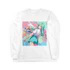 yozoraniyumeoの魔法キャリアウーマン少女 Long Sleeve T-Shirt