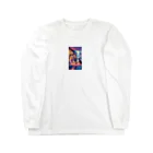 RoseTarot888ShopのTokyo Girl Tarot Lover  ロングスリーブTシャツ