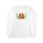 RoseTarot888ShopのGorgeous Gold Girl Long Sleeve T-Shirt