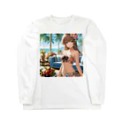 かるるんショップの海と南国と水着と　夏休み Long Sleeve T-Shirt