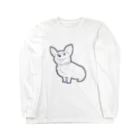 コーギーさん(◍•㉦•◍)๑ﾜﾝ!の可愛いベロ出しコーギー Long Sleeve T-Shirt