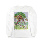 chokkotto🌿harappaと MASARU BARUのNATUKASII🌿FUUKEI Long Sleeve T-Shirt