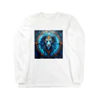 タカヤマ・サイトの青獅子の紋章・プライド　未来への勇気 Long Sleeve T-Shirt