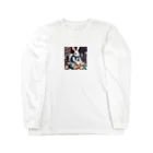 shimaumakoのうさぎの書斎 Long Sleeve T-Shirt