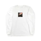 chachamaaruの夕陽が山々にそそぐ美しい光 Long Sleeve T-Shirt