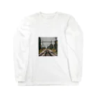 atoyuki_SHOPの鉄道レールデザイン Long Sleeve T-Shirt