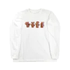 atelier_lapislazuliのくまはにわ4（うしろ） Long Sleeve T-Shirt