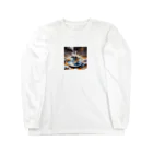 OTIRUBUTUBUTUのつめたい？あったかい？コーヒー Long Sleeve T-Shirt