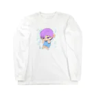 Doll Fantasyの藤木紫乃／羽／透過 ロングスリーブTシャツ