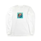 ノアSHOPの波乗り好きにピッタリな可愛いサーフィンロゴ♪ Long Sleeve T-Shirt