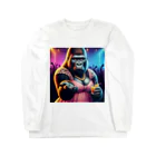 kellustratorのキャバゴリラ2 Long Sleeve T-Shirt