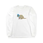 こよみのおえかきのお大事に。アカハナグマさん。 Long Sleeve T-Shirt