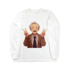 ちゃみのダブルピースじぃちゃん Long Sleeve T-Shirt