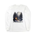 Nodoka Silence Library - WEB SHOPのSnow Cottage Long Sleeve T-Shirt