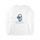 YouKey_Tのビールを飲んで全て忘れようとするシロクマ先輩 Long Sleeve T-Shirt