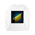 UnderpopSのUnderpopS　ロゴ　ネオン管 Long Sleeve T-Shirt