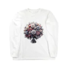 nail_aphroditeの魅惑の花束 - 3Dアートプリント Long Sleeve T-Shirt