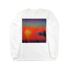 Rパンダ屋の飾れる夕焼けグッズ Long Sleeve T-Shirt