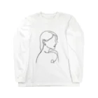 一筆書きアートの一筆書き風景アート9 Long Sleeve T-Shirt