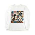 cute in cool shopの生態系とは芸術である Long Sleeve T-Shirt