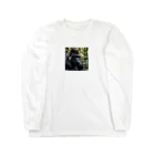 sunday_sataurday_freedayの無口なゴリラ Long Sleeve T-Shirt