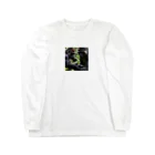 sunday_sataurday_freedayの社交的なゴリラ Long Sleeve T-Shirt