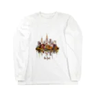 Chi3のニューヨークの幻想的な夜景 Long Sleeve T-Shirt