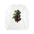 chicodeza by suzuriのカモネギタワー Long Sleeve T-Shirt