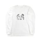 生きるSF巨乳のパンたべてたのに銀紙もたべてた Long Sleeve T-Shirt