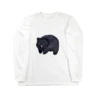 ゆきの絵です。のウォンバット Long Sleeve T-Shirt