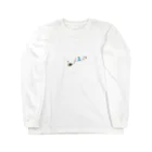 とりやまいろいろグッズのカルガモとおさんぽ Long Sleeve T-Shirt