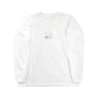 おっぱいびーむのりんご Long Sleeve T-Shirt