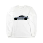 つなさん（TUNA SON）のスポーツカー　コミック風デザイン Long Sleeve T-Shirt