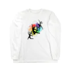 アトリエ レオズのmale ballet dancers(薄色用） Long Sleeve T-Shirt