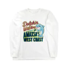 H.webPのAmaxsa西海岸-Dolphin-Watching Long Sleeve T-Shirt