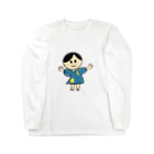 お絵かきリメイク『ＨＡＲＵ』のみかづき ロングスリーブTシャツ