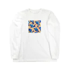 ハワイライフのイルカの群れ Long Sleeve T-Shirt