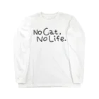 TomoshibiのNo Cat, No Life. ロングスリーブTシャツ