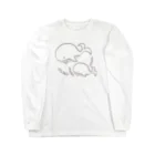 sari'sのクジラの親子 Long Sleeve T-Shirt