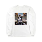 ２５GoodsShopのミキサー猫A Long Sleeve T-Shirt