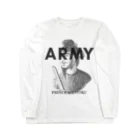 部屋とデニムとわたしのU.S.ARMYな聖徳太子さん ロングスリーブTシャツ