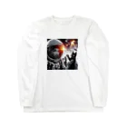 frogsystemの猫型宇宙人との遭遇 Long Sleeve T-Shirt