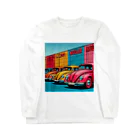 aircooled3のレトロポップなワーゲン Long Sleeve T-Shirt