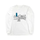 monomawaruの横浜みなとみらいの景色 Long Sleeve T-Shirt