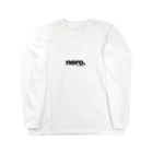 nero.のnero. shiro ロングスリーブTシャツ