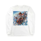 AQUAMETAVERSEのフライングバイク　Tomoe bb 2712 Long Sleeve T-Shirt