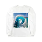 raimu-の癒しの波 ロングスリーブTシャツ