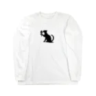 YPO_industryのアイスを舐める猫 Long Sleeve T-Shirt