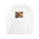 ねむねこのお店のふさふさねこ Long Sleeve T-Shirt